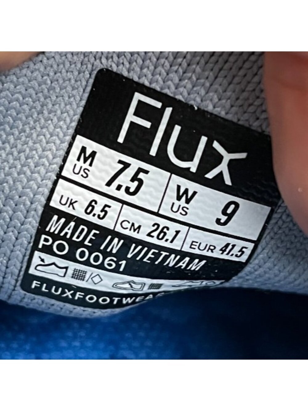 Flux Footwear Adapt Trainer Gray Womens Size 9 Mens Size 7.5 Athletic Knit Shoes - Picture 9 of 10
